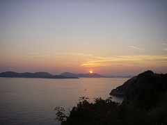 Закат в Дубровнике